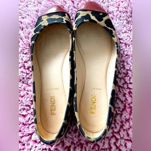 Fendi Ballerina Flats or Slip on 37 1/2